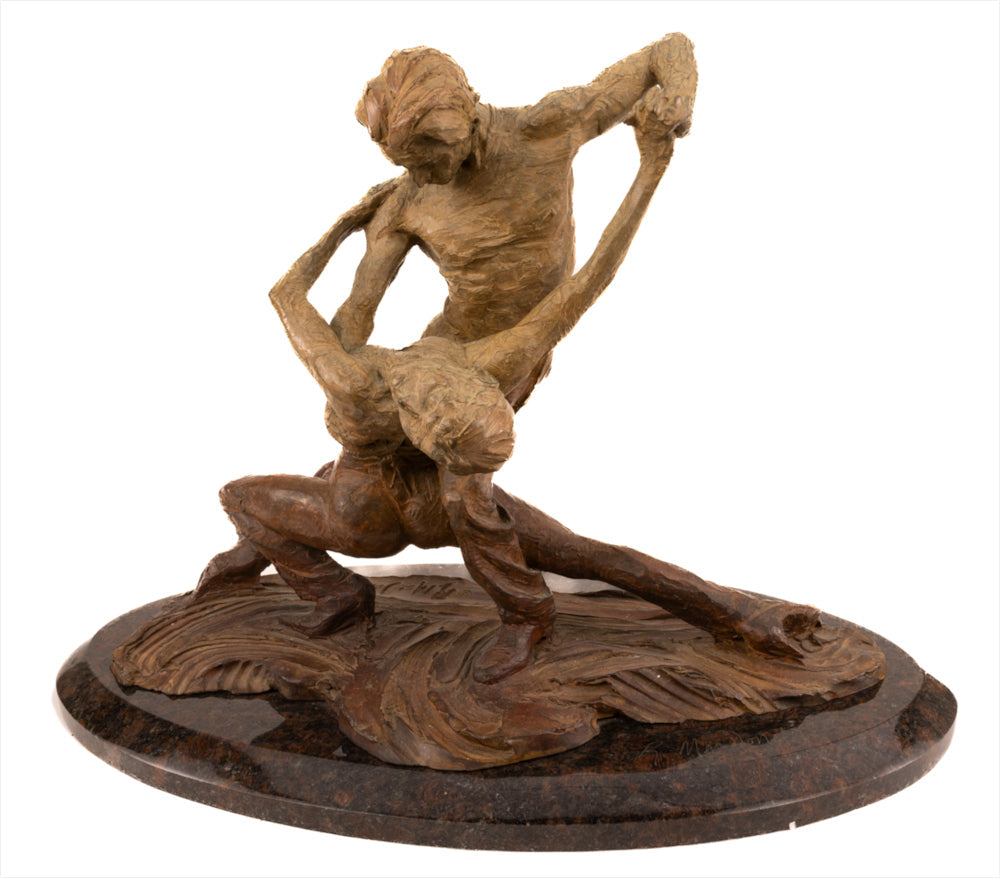 Richard MacDonald, Tango Study III - Bronze Sculpture 22 Inches Wide Signed Edition of 75
