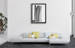 RETNA - Original Painting Black and White Graphic Abstract Acrylic with COA