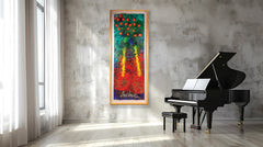Dale Chihuly Signed Ikebana Doppio Signed Original Painting