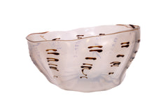 Dale Chihuly 1970s Tabac Basket with Brown Threads and Lip Wrap