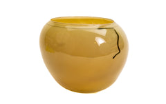 Dale Chihuly 1985 Hand Blown Glass Toffee Basket with $9k Appraisal