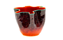 Dale Chihuly Tuscan Red Seaform Chihuly Workshop 2018 Hand Blown Glass