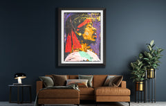 Denny Dent Jimi Hendrix Large 70” Original Painting