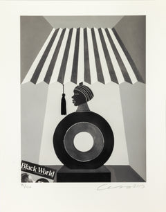 "Under the Soft Light" is a 2015 print by contemporary artist Derrick Adams.