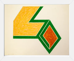 Frank Stella, Effingham (from the Eccentric Polygons series) - 1974 Signed Color Lithograph Edition of 100