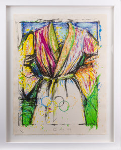 Jim Dine, Olympic Robe - Signed and Numbered Edition Lithograph Contemporary Art