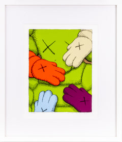 KAWS Untitled Green Image From the Urge Series Signed Limited Edition Screenprint