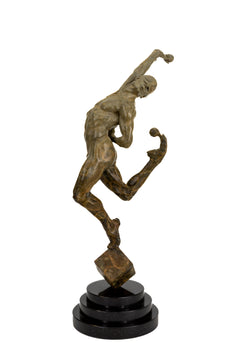 Richard MacDonald Leap of Faith 16” Bronze Sculpture Initialed and Numbered Edition