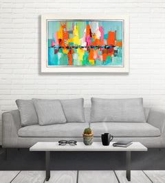 Nicola Simbari, Sailboats in Venice - Signed Original Painting