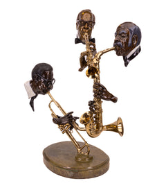 Paul Wegner Pure Jazz Bronze Sculpture Signed Edition