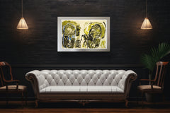Purvis Young Angels Original Signed Painting