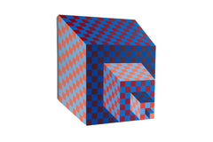 Victor Vasarely Felhoe Hand Painted Wood Sculpture with $15,000 Appraisal