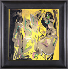 Hommage to Picasso Warhol Famous Assistant Oil Painting Canvas