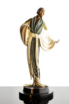 Belle de Nuit Bronze Limited Edition Bronze Sculpture Art Deco Museum Condition