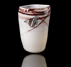 Dale Chihuly, Rare 1979 Signed Blanket Series Glass Soft Cylinder