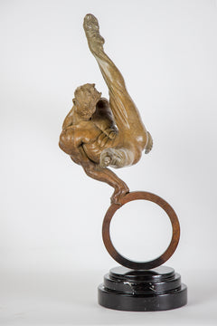 Richard MacDonald Gymnast Flair 1/3 life Fine Art Sculpture Icon, Best offer