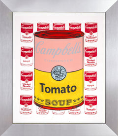 Steve Kaufman Campbell Tomato Soup Warhol Famous Assistant Pop Art Oil Painting