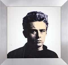 Steve Kaufman James Dean Rat Pack Warhol Famous Assistant Oil Painting Canvas
