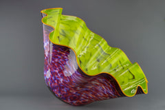 Massive Commissioned Hand Blown Glass Macchia, Fine Art 75k+