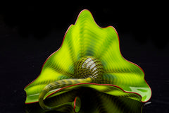 Dale Chihuly Green Persian Set Fine Glass Art Original Signed