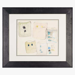 Cylinders Mixed Media Original Drawing Contemporary Art