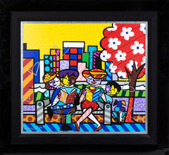Hand Embellished Limited Giclee on Canvas — "Family Tree"