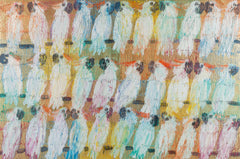 Hunt Slonem Molucans Tues Bird Painting Contemporary Art