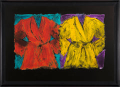 The Henry Street Robes Rare Aquatint and Digital Color on Strathmore