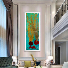 Original Diptych Acrylic Painting Signed Contemporary Art