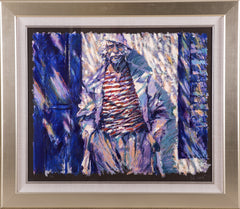 Summer Smile Limited Edition Hand Signed Custom Frame Serigraph