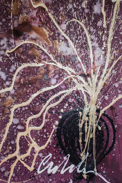 Dale Chihuly Ikebana Drawing 37k appraisal painting glass large