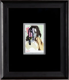 Andy Warhol Mick Jagger FS.II.140 Hand Signed Gallery Announcement Invitation
