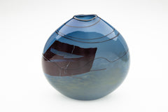 William Morris Early Hand Blown Glass Vase 79" Fine Art Museum Quality Chihuly Mentor