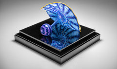 Dale Chihuly Paradise Persian Portland Press Signed Incl Display Case Sold Out