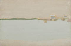 Alex Katz Lincolnville Beach Original Oil Painting Signed Contemporary Art