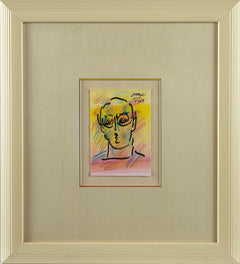 Original Painting Neo-Man Signed Contemporary Art
