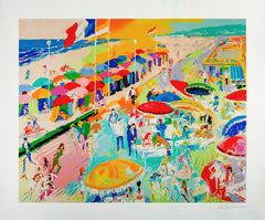 LeRoy Neiman La Plage au Deauville Limited Edition Signed Mint Serigraph