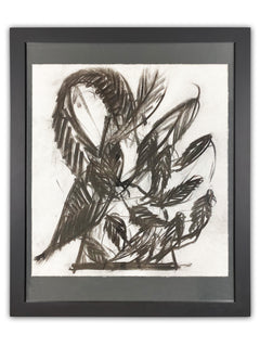 Dale Chihuly Untitled Venetian Charcoal Contemporary Art Drawing