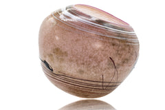 Dale Chihuly 1978 Signed Mauve Pink Indian Blanket Basket Hand Blown Glass