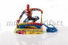 Spiderman Marvel Phone Hand Painted Sculpture Pop Art Signed COA