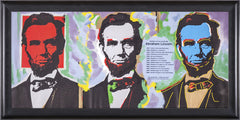 Abe Abraham Lincoln Warhol Famous Assistant Oil Painting Canvas