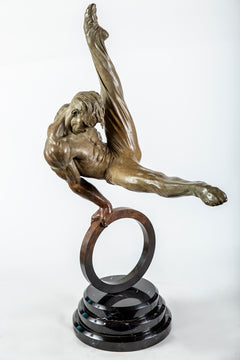 Richard MacDonald Gymnast 1/2 Life State II Bronze Sculpture Edition of 100 - Best Offer