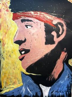 Denny Dent Original Bruce Springsteen Painting Museum Quality 72x53 Signed