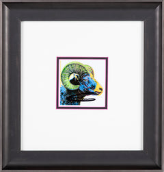 Andy Warhol Big Horn Ram Hand Signed Endangered Specie Gallery Announcement Invitation