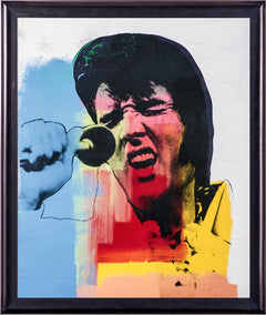 Signed Original Oil Painting Rock and Roll Warhol Assistant