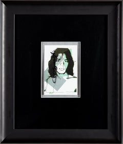 Andy Warhol Mick Jagger FS.II.138 Hand Signed Gallery Announcement Invitation