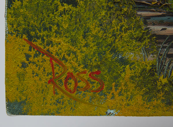 Bob Ross Authentic Signed Original Forest Hills Painting Contemporary Art