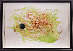 Joan Miro Series 1 Red Green Lithograph limited Mint Painting