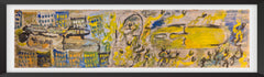 Purvis Young Extra Large 8' Signed Original My Blessed Hood Painting on Plywood with Foundation COA