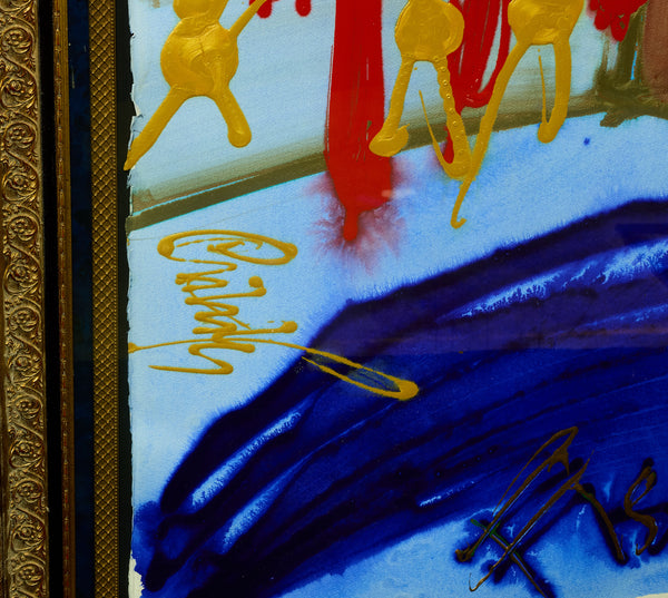 Dale Chihuly Nuutajarvi/Fish House 60" x 40" Painting
